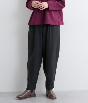 バレルパンツ(ブラック無地-F)