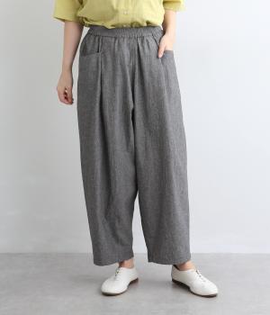 コットンアルバトロス　ウエストゴムタックバルーンパンツ