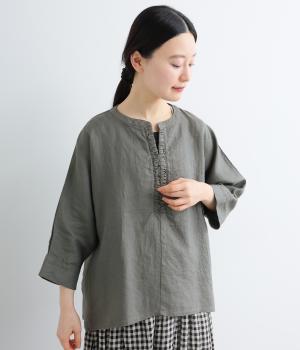 リネン2WAＹフリルドルマンブラウス