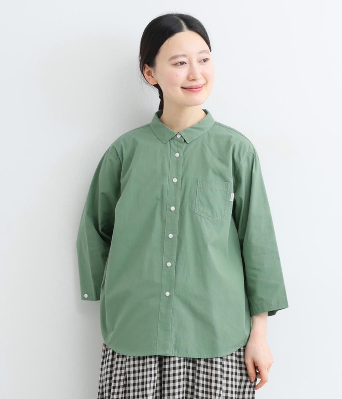 ポプリン袖口2way7分袖ワイドシャツ｜kermu（ケルム）の商品詳細