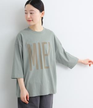 リサイクルコットンMIEL7分袖T シャツ(セージ-M)