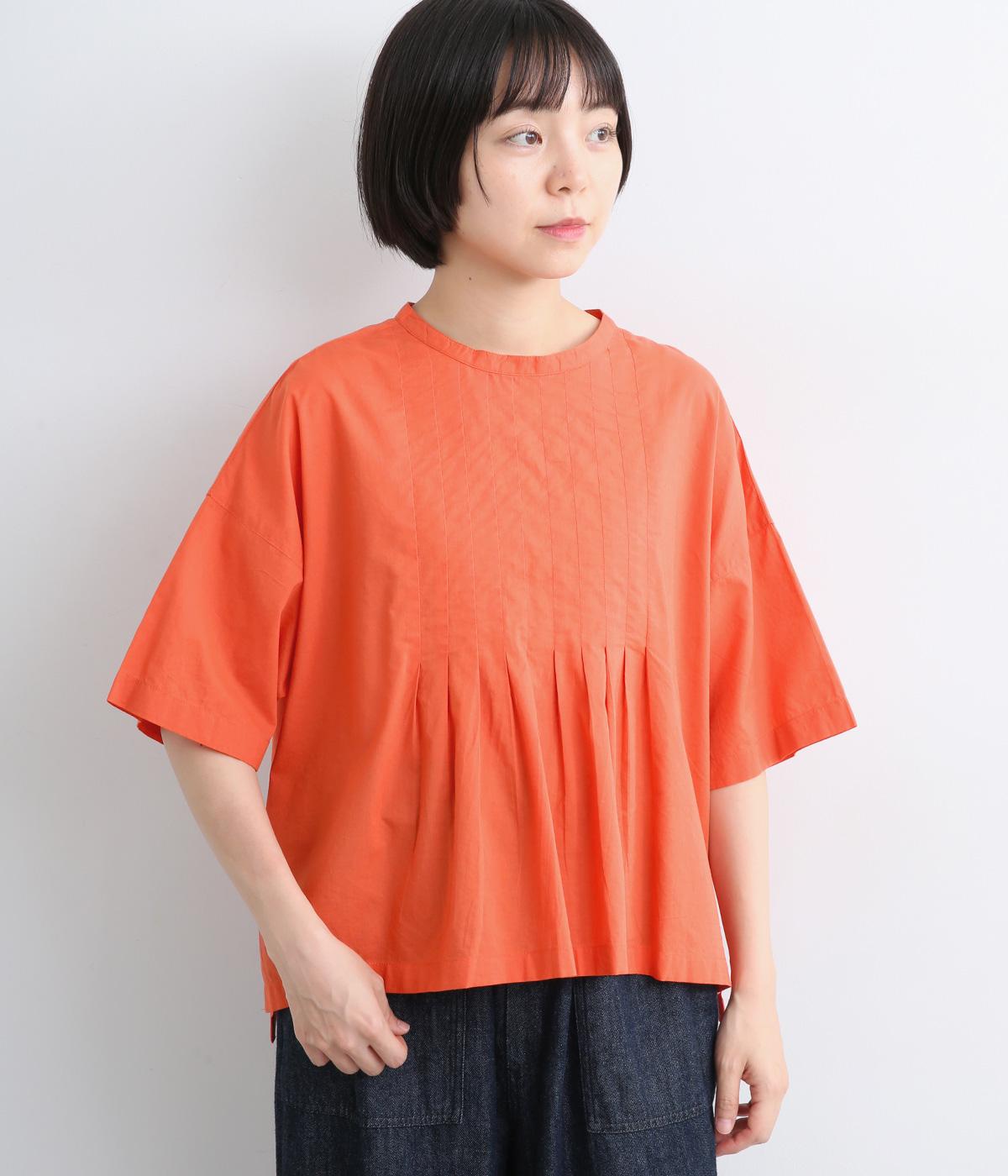 コットンボイル フロントタックブラウス｜kermu（ケルム）の商品詳細