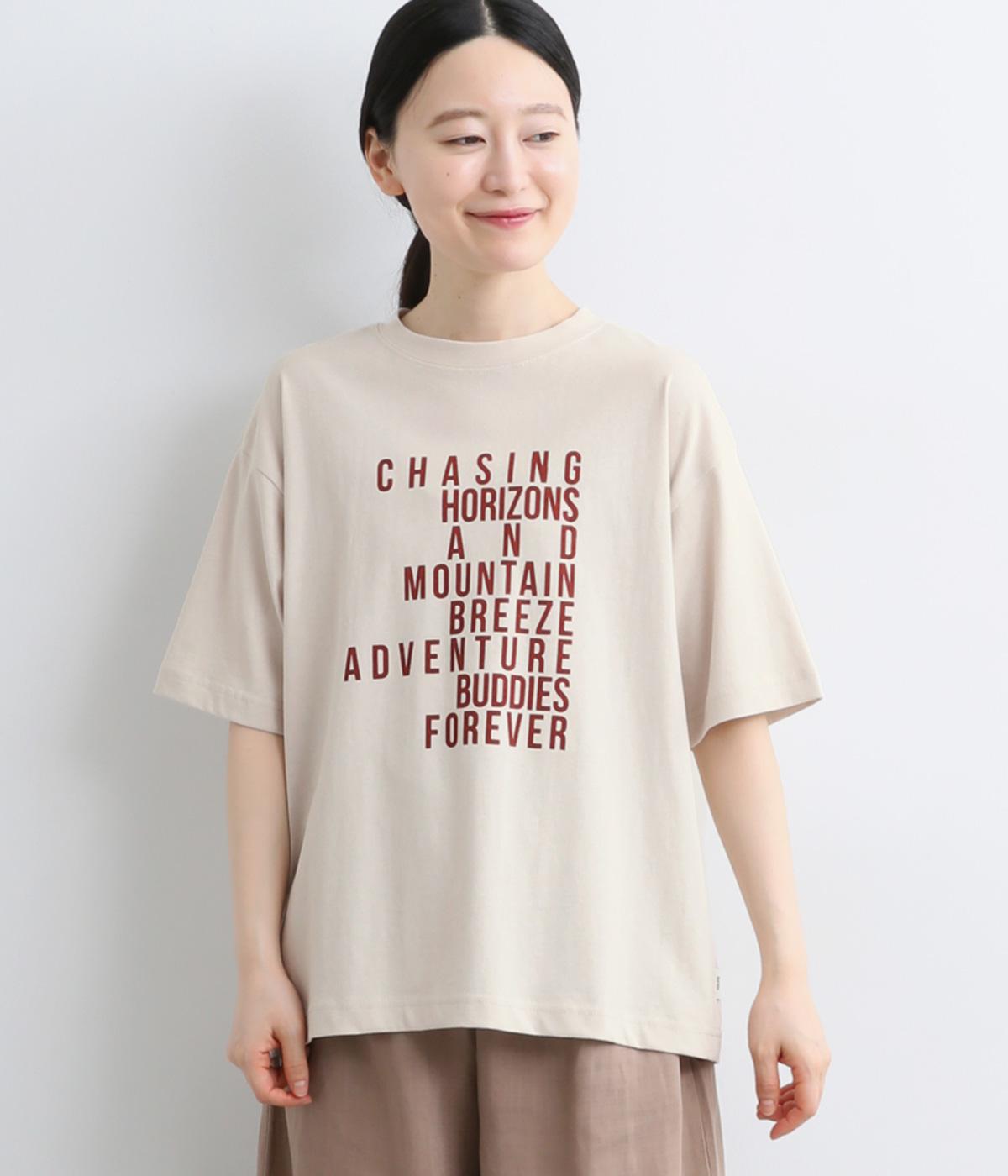 bamさま専用 CPHG ベージュ ロゴ入りシャツ ラフィ天竺 ロゴプリントTシャツ｜kermu（ケルム）の商品詳細