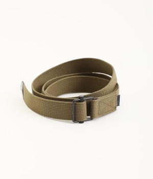 ミリタリーベルト(カーキ-ONESIZE)
