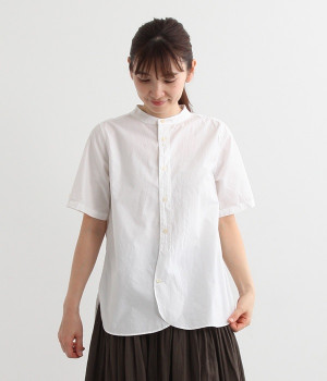 タイプライター　スタンド半袖シャツ(ホワイト-ONESIZE)