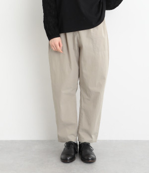 ダンプサンドウォッシュフィニッシュスリムテーパードパンツ(グレー-ONESIZE)