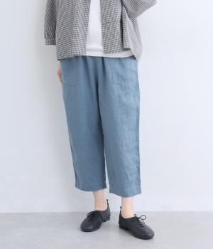 リネンベイカーパンツ(ヒヤシンス-F)