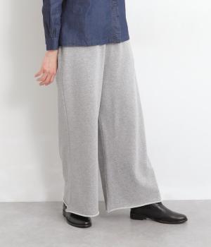 裁ち切りストレートパンツ