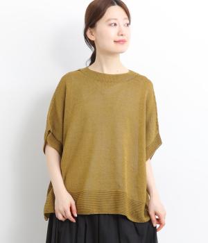 ギマコットンドロップショルダーベスト(オリーブ-ONESIZE)