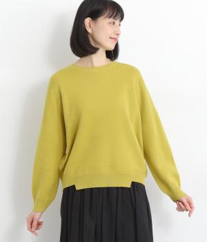 変形ヘムプルオーバー(マスタード-F)