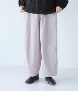 ハイカウントクロスグランジウォッシュワイドパンツ(セメントグレー-ONESIZE)