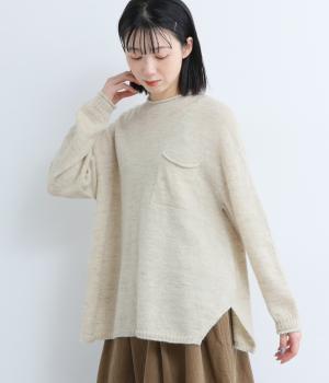 リネンウールプルオーバー