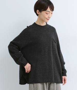 リネンウールプルオーバー(スミ-F)