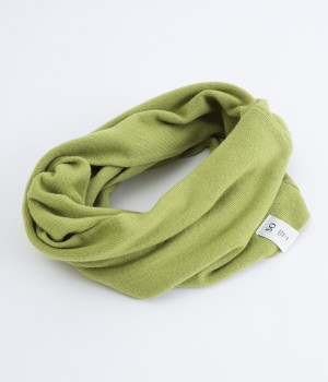 ハイゲージニットスヌード(ピスタチオ-ONESIZE)