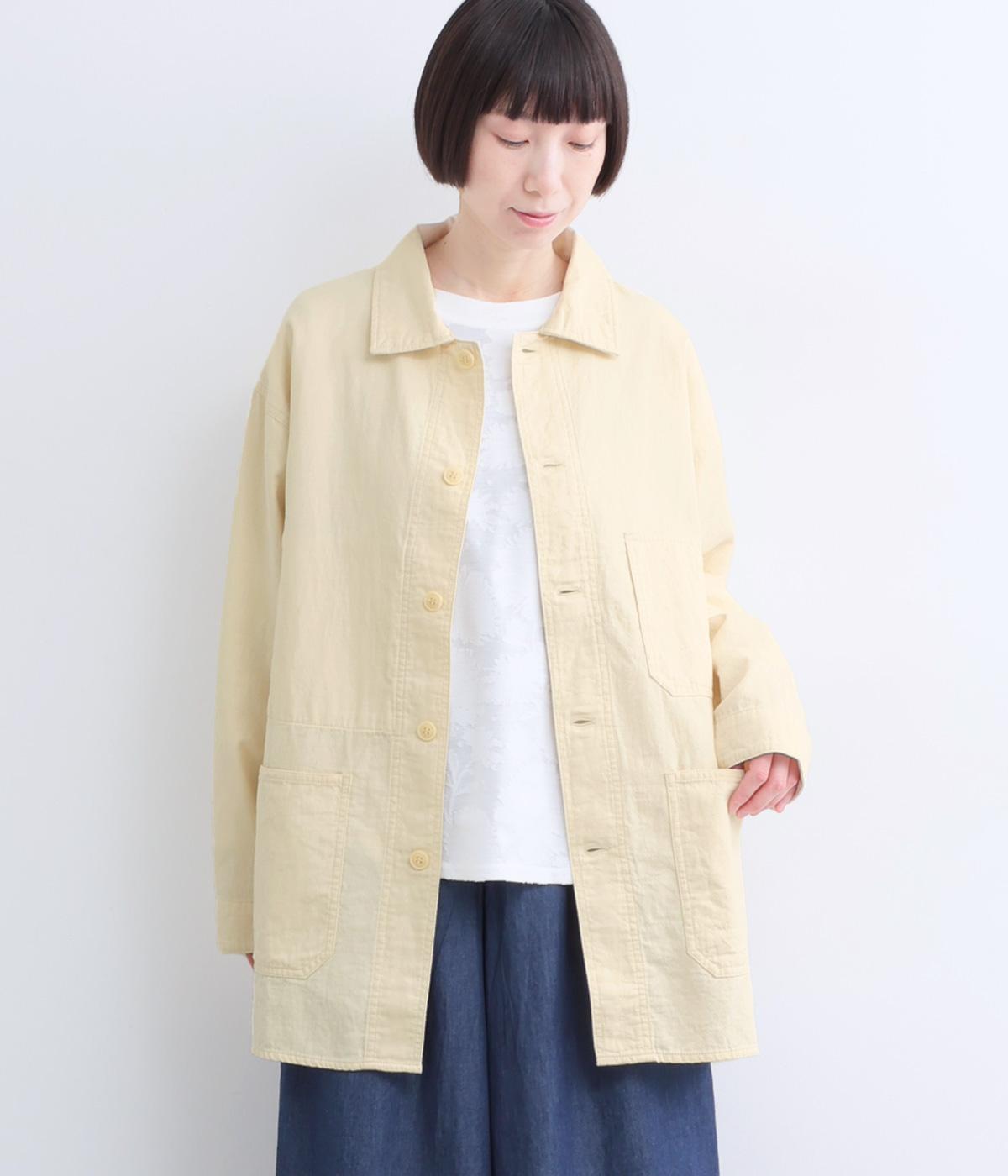 Wガーゼワークジャケット(ナチュラル-F)