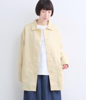Wガーゼワークジャケット(ナチュラル-F)