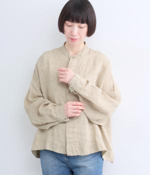 薄リネンクロップドジャケット