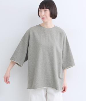 ボックスワイドプルオーバー(杢グレー-F)