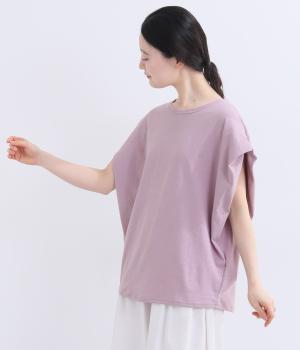 ラフィーコーマ天竺フレンチタックプルオーバー