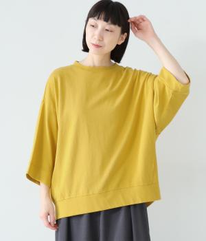 天竺ワイドTシャツ(イエロー-F)