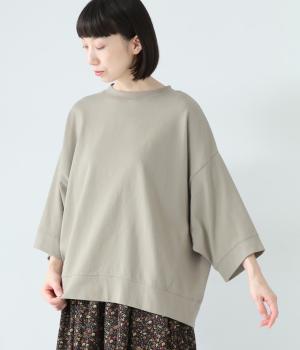 天竺ワイドTシャツ(グレー-F)