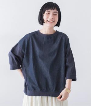 nonfadeデニム切替プルオーバー