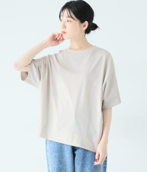 接触冷感SORONA(R) 天竺Tシャツ(アイボリー-F)