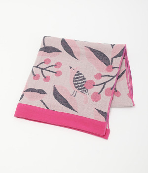 4重ガーゼミニバスタオル(ジューンベリー/ピンク-ONESIZE)