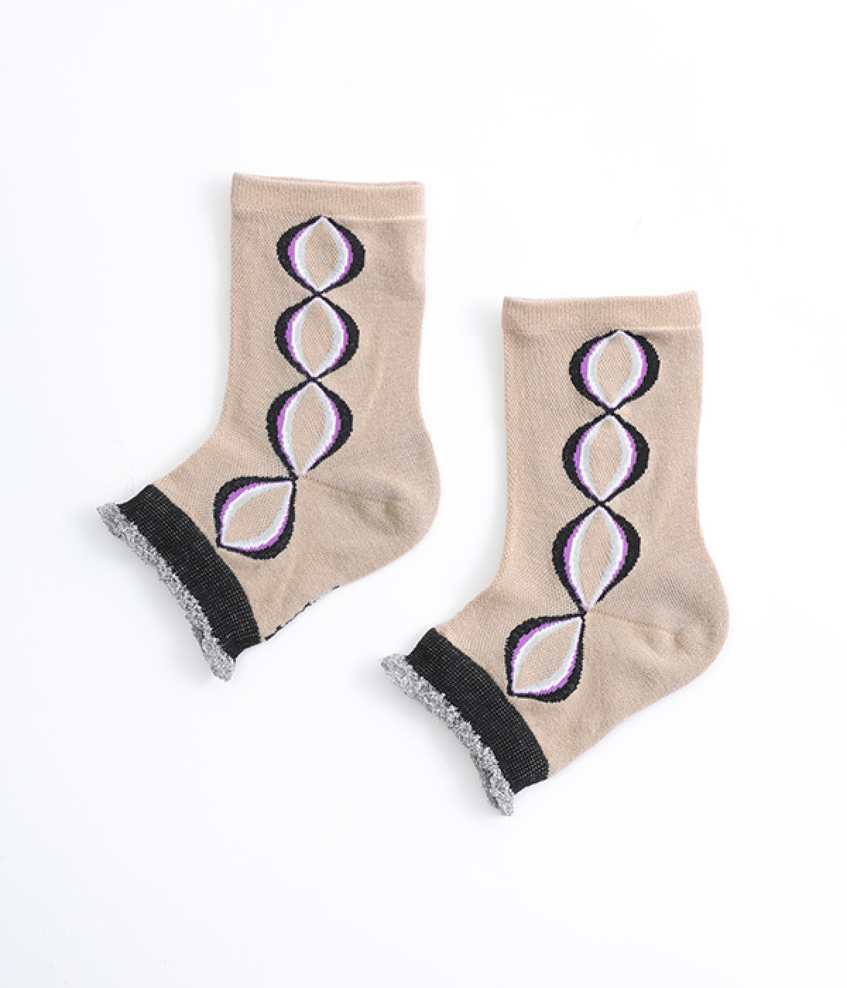 パーツソックス　RINNNE(モカ-ONESIZE)