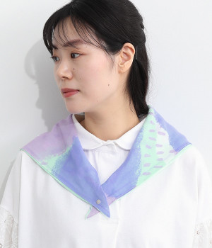 おさんぽスカーフ(スカイ/ミントグリーン-ONESIZE)