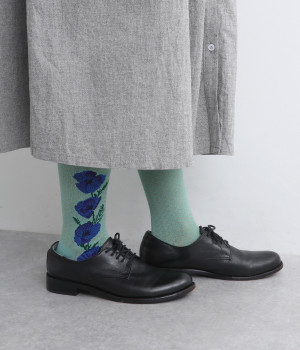 ハイゲージ クルーソックス MIA(ブルー-ONESIZE)