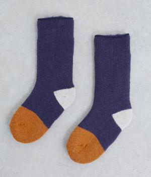 内側起毛ソックス(ネイビー-2325)