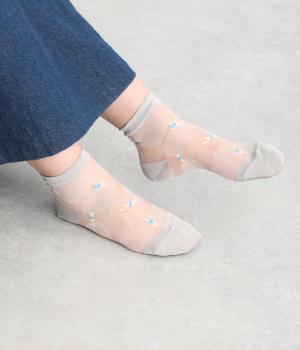 シースルーショートソックス　POOL