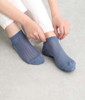 ラメスニーカーソックス