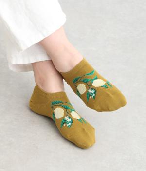 ハイゲージスニーカーソックス　LEMON