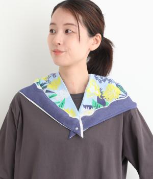 おさんぽスカーフ　ブルーム(ブルー-F)