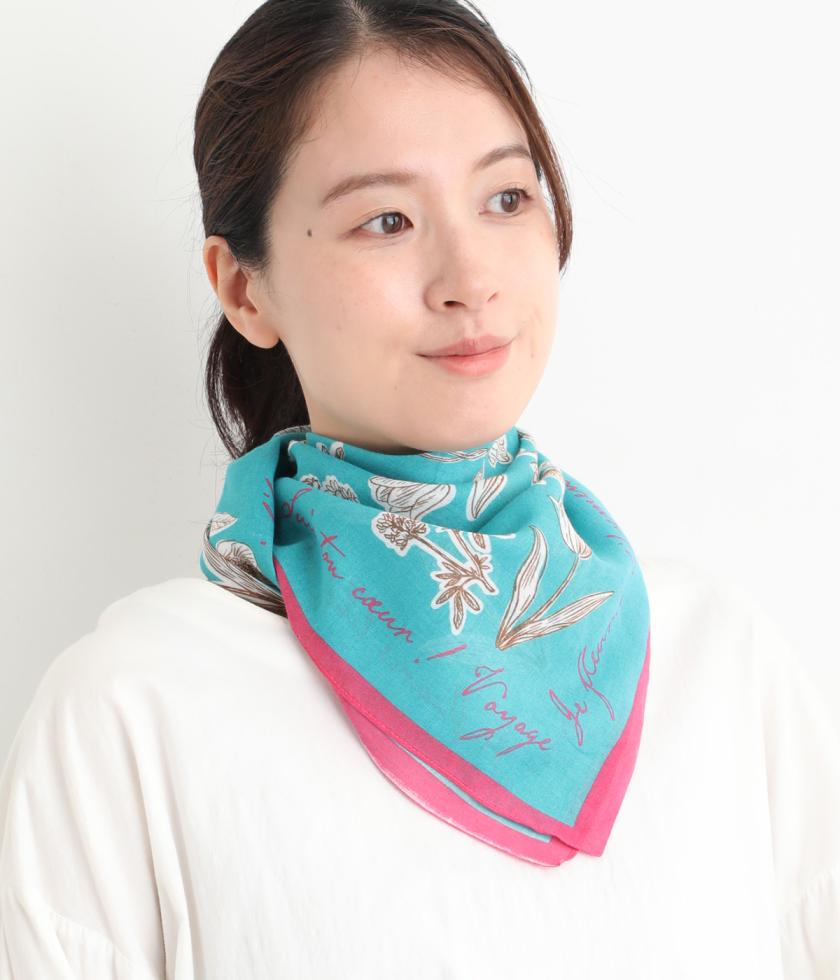 おさんぽスカーフ　ワイルドフラワー