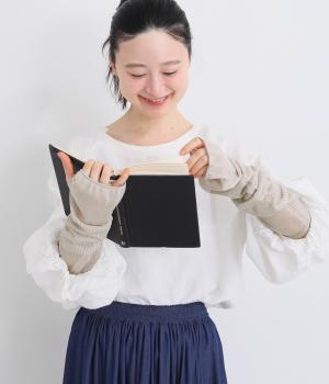 シアーアームカバー(シルバー-F)