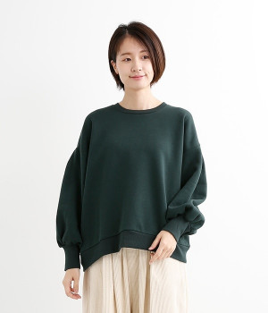 ぷっくり袖プルオーバー(グリーン-ONESIZE)