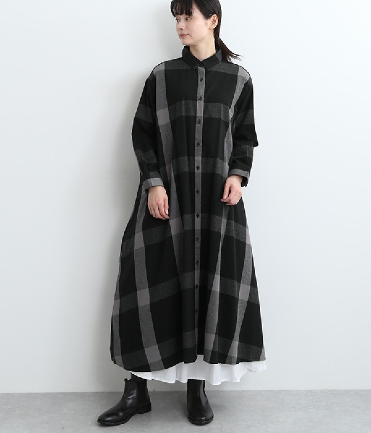 コットンビエラチェック シャツワンピース｜D*g*y（ディージーワイ）の 