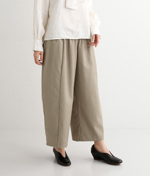 別注｜サージタックパンツ(グレージュ-3L)