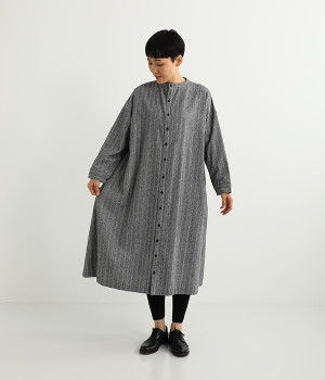 チェックワンピース(グレンチェック-L)