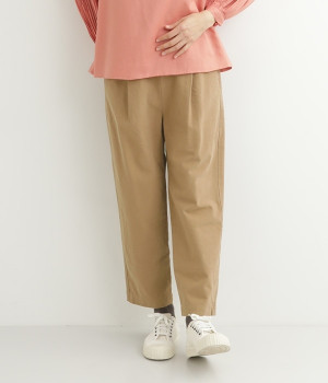 コットンワッシャーパンツ(モカ-L)