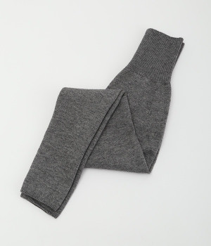 ニットリブパンツ(グレー-L)