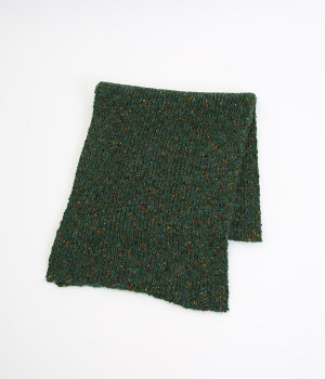 ネップヤーンマフラー(グリーン-ONESIZE)