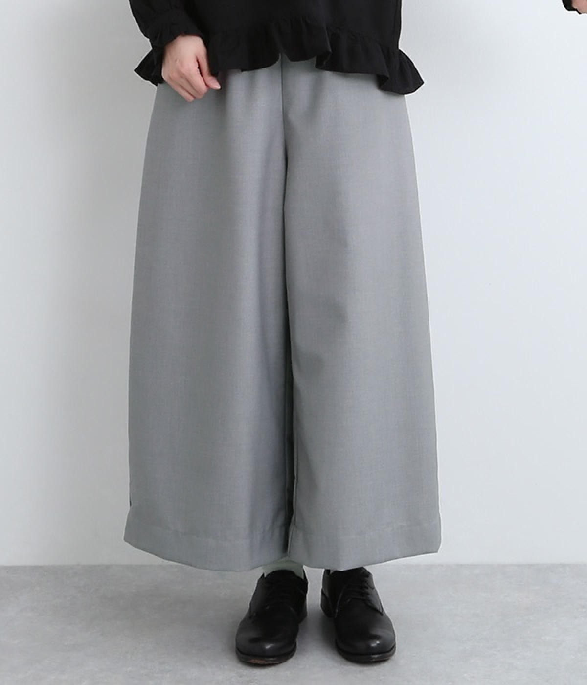 サージワイドパンツ(グレー-L)