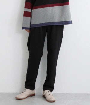 コットンかつらぎ前ボタンチノパンツ