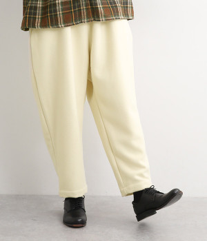 ソフトメルトンパンツ(オフホワイト-L)