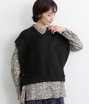 3Gニットベスト(ブラック-L)