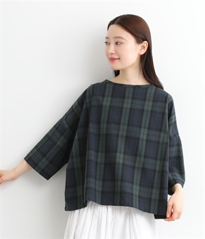 コットンワイドプルオーバー